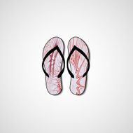 Abstract illustration on flip flops N67