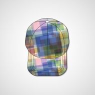 Abstract illustration on peaked cap N61