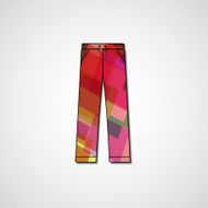 Abstract illustration on pants N149
