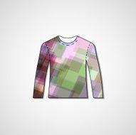 Abstract illustration on sweater N61