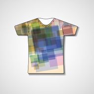 Abstract illustration on t-shirt N51