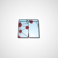 Abstract illustration on shorts N70
