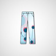 Abstract illustration on pants N150