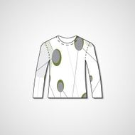 Abstract illustration on sweater N62