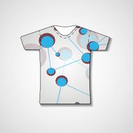 Abstract illustration on t-shirt N52