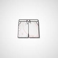 Abstract illustration on shorts N71
