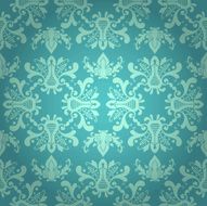 Blue seamless elegant pattern