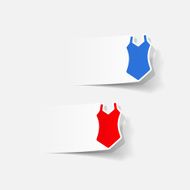 realistic design element swimsuit N4