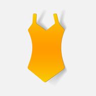 realistic design element swimsuit N7