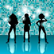 singing girls disco style N2