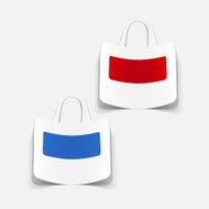 realistic design element bag N2