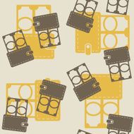seamless background purse money N8