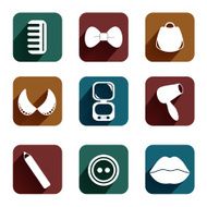 Volume icons set fashion N14