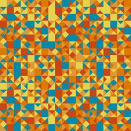 Retro pattern of geometric shapes N20