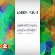 Abstract Colorful Triangles Background Vector N30