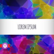 Abstract Colorful Triangles Background Vector N40