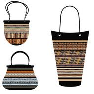 Set of handbags in style Tribal