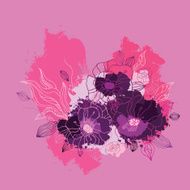 Decorative floral background N3