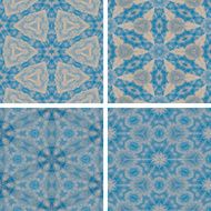 set of abstrack blue cloud and snow seamless colorful background N2
