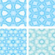 set of abstrack blue cloud and snow seamless colorful background N5