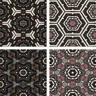 set of abstrack light seamless colorful background N2