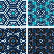 set of abstrack light seamless colorful background N3