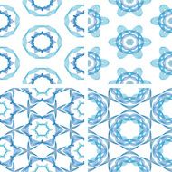 set of abstrack line blue seamless colorful background N2