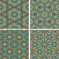 set of abstrack pencil color seamless colorful background N2