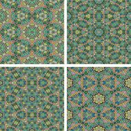 set of abstrack pencil color seamless colorful background N4