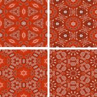 set of abstrack seamless arrow and circle colorful background N4