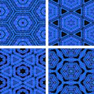 set of abstrack seamless colorful background
