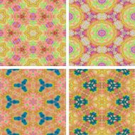 set of abstrack seamless colorful background N4