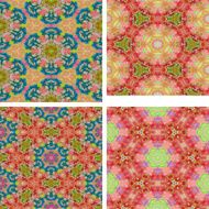 set of abstrack seamless colorful background N5
