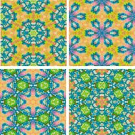 set of abstrack seamless colorful background N9