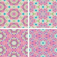set of abstrack seamless colorful background N10
