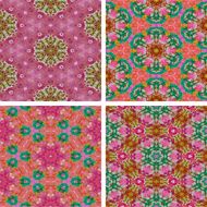 set of abstrack seamless colorful background N14