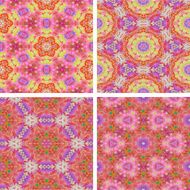 set of abstrack seamless colorful background N16