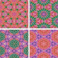 set of abstrack seamless colorful background N17