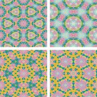 set of abstrack seamless colorful background N20