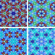 set of abstrack seamless colorful background N23