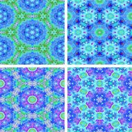 set of abstrack seamless colorful background N25
