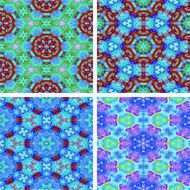 set of abstrack seamless colorful background N26