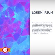Abstract Colorful Triangles Background Vector N59
