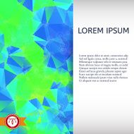Abstract Colorful Triangles Background Vector N60