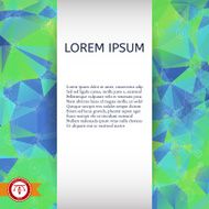 Abstract Colorful Triangles Background Vector N62
