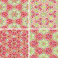 set of abstrack seamless mosaic colorful background N3