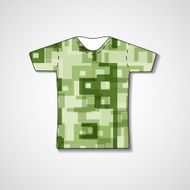 Abstract illustration on t-shirt N53