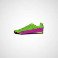 Abstract illustration on sneakers N62