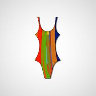 female swimsuit isolated N71