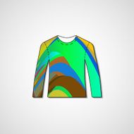 Abstract illustration on sweater N64